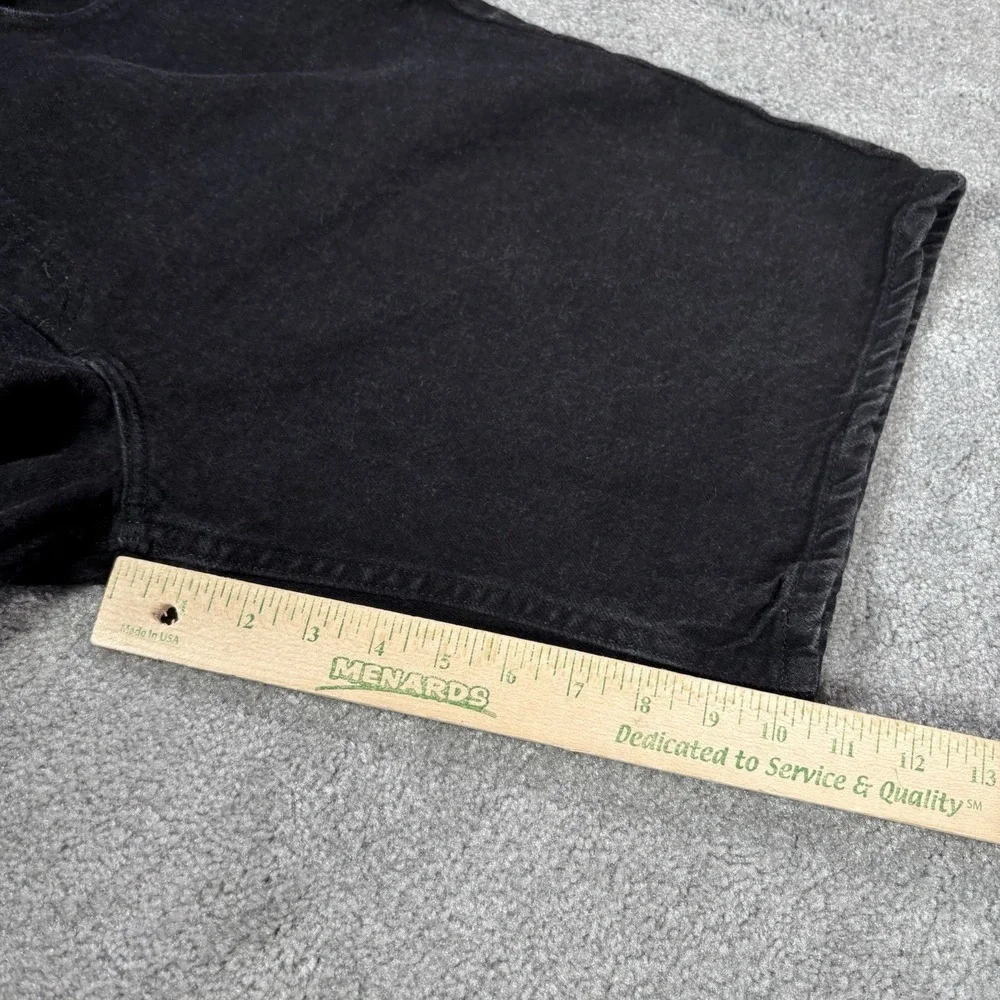 Vintage Arizona Jean Shorts Mens 34 Loose Dark Wash Black Denim Cotton Baggy Y2K